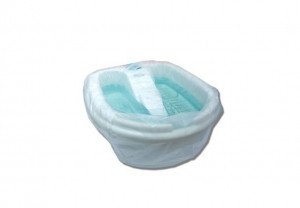 Пакет для педикюрных ванн белый (50+20) 20мкм №50/2500