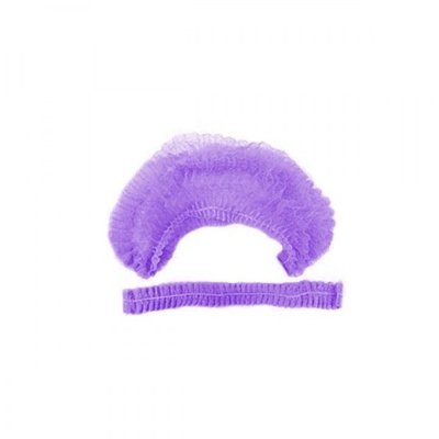 Медицинская шапочка Шарлотта (фиолетовая) (100 шт)