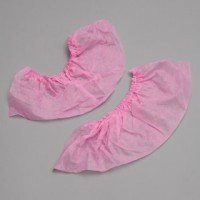 Носки одноразовые спанбонд, розовые (инд. упаковка) (50 пар)