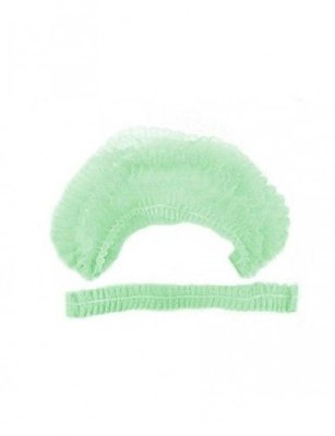 Медицинская шапочка Шарлотта (зеленая) (100 шт)