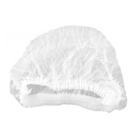 Медицинская шапочка-берет (белая) (100 шт)